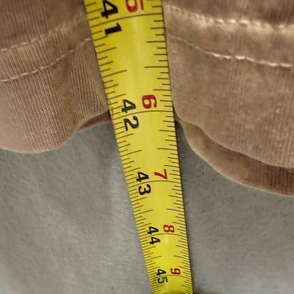 Old Navy Tank Dress Womens 4X Tan Excellent Sleeveless Cotton Pocket Shift Midi - Picture 6 of 8